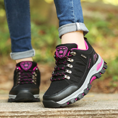 Damen Robuster Trekking‑Halbschuh mit profiliertem Outdoor‑Grip und gepolstertem Komfortfutter Echo Archiv