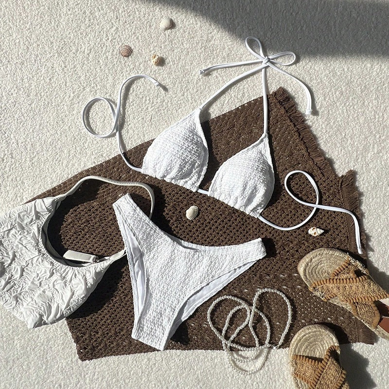 Damen Triangel-Bikini mit strukturiertem Oberteil und verstellbaren Trägern Echo Archiv