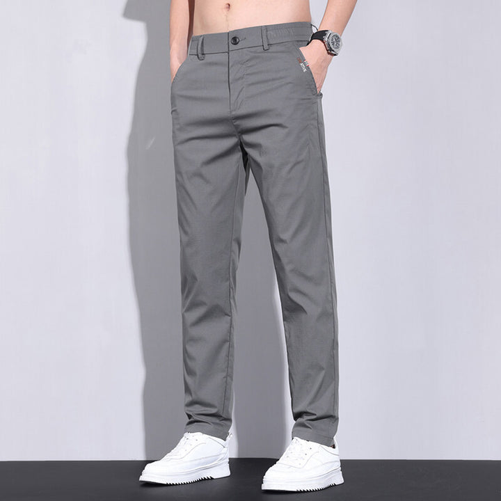 Herren modische Chino-Hose mit elastischem Bund und praktischen Seitentaschen Echoarchiv