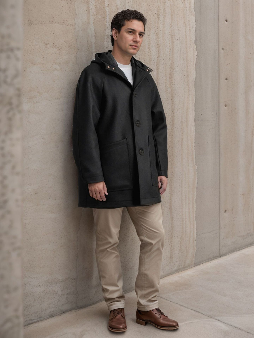 Herren praktische und elegante Softshell-Jacke mit Kapuze Echoarchiv