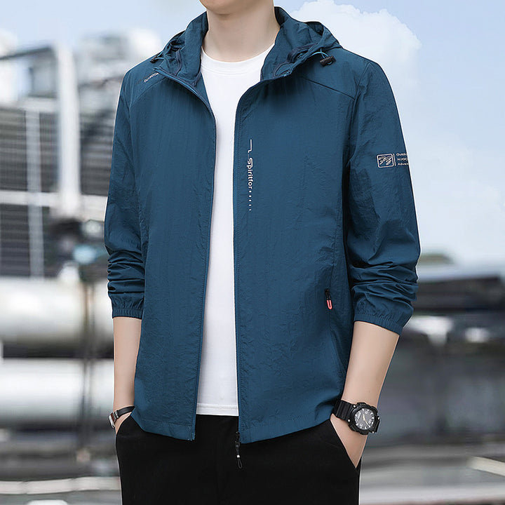 Herren Leichte wasserabweisende Outdoorjacke Echo Archiv