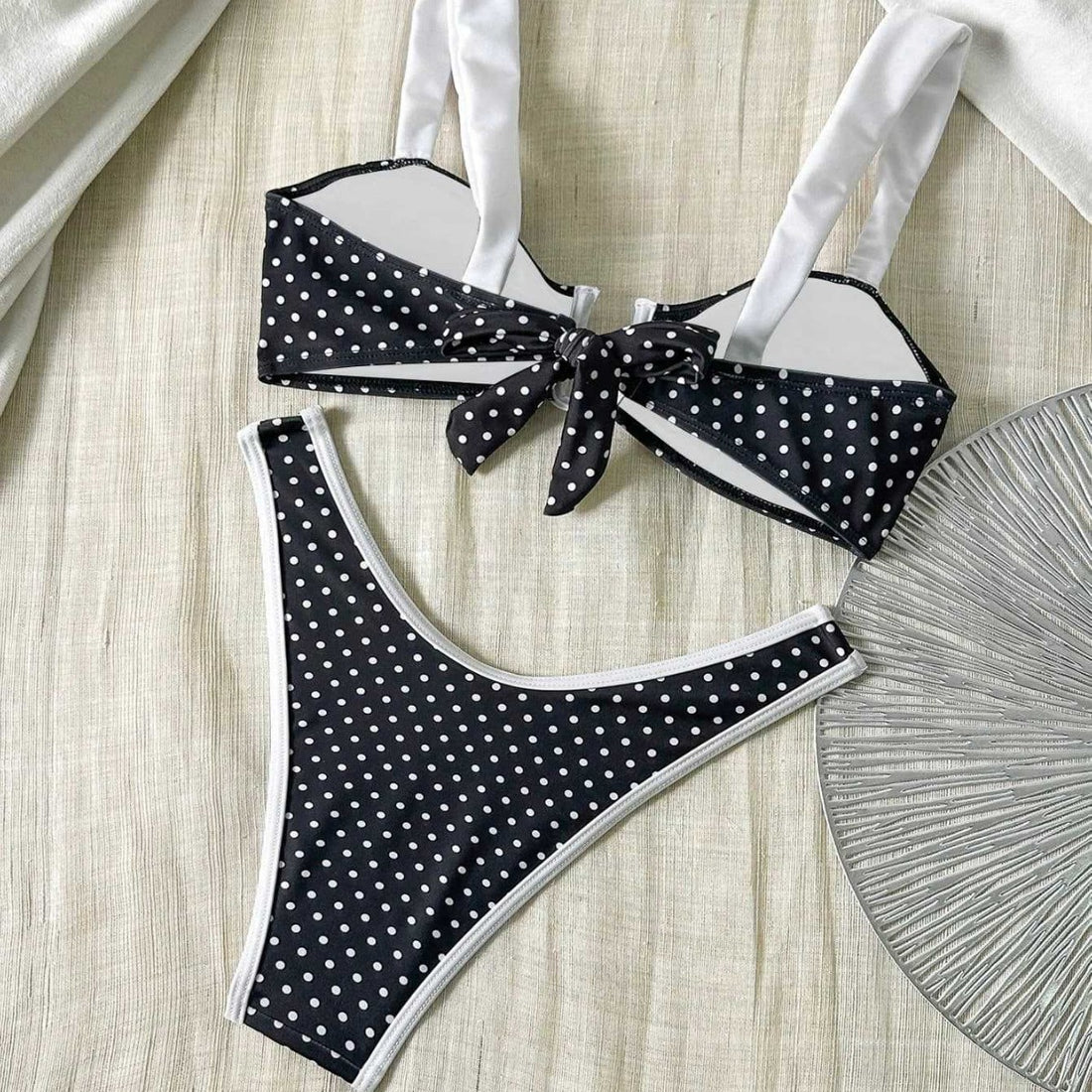 Damen Premium Bikini mit elegantem Punkte-Design – Maréssa