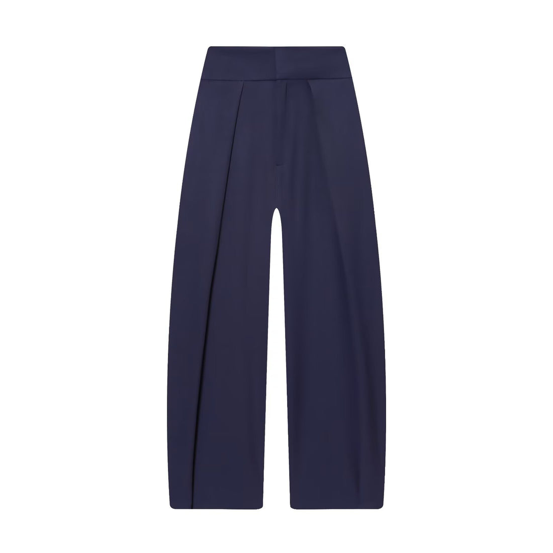 Damen Weite Highwaist-Hose mit Frontfalten und fließender Palazzo-Silhouette Echo Archiv