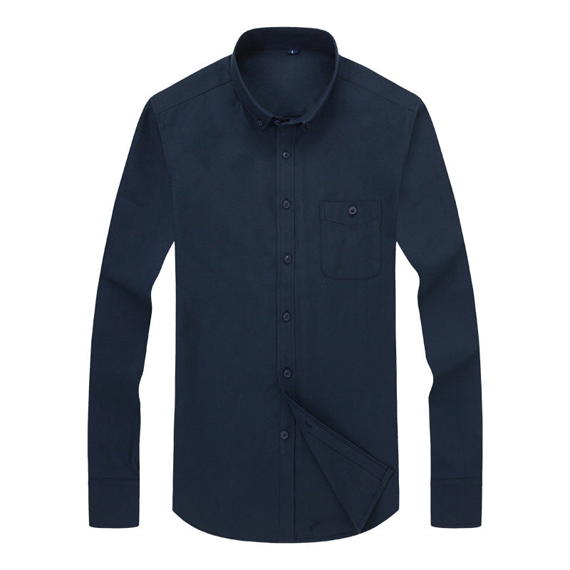 Herren Business-Hemd mit Button-Down-Kragen und Brusttasche Echoarchiv