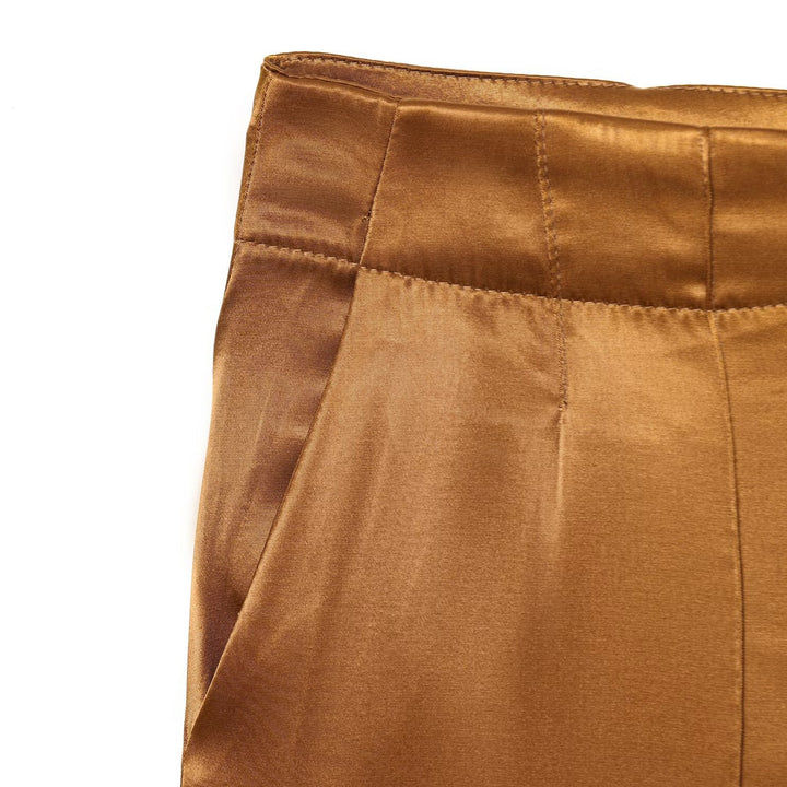 Damen elegante Culotte-Hose mit Knopfdetails und hohem Bund Echo Archiv