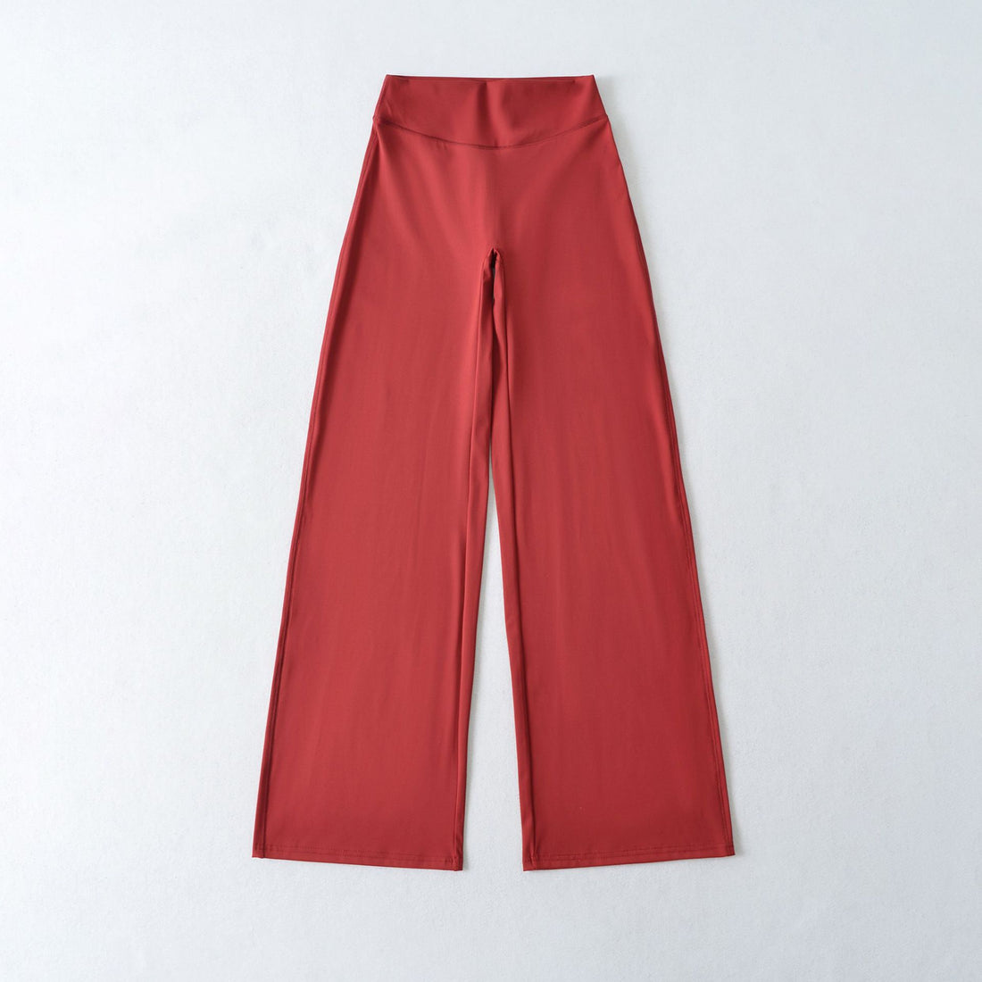 Damen Weite High Waist Loungehose aus Stretchjersey mit fließendem Schlag Echoarchiv