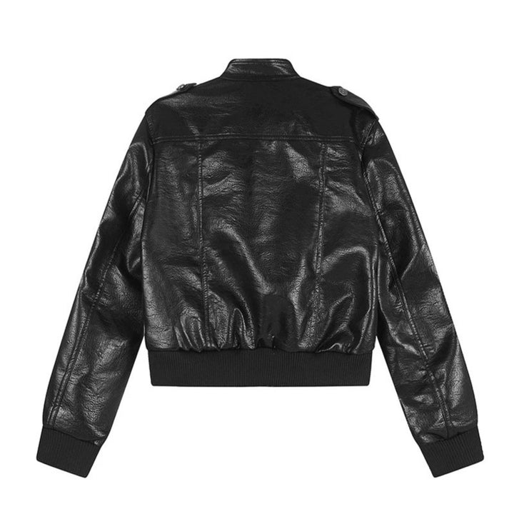 Herren Lederoptik-Bomberjacke Echoarchiv
