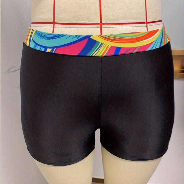 Damen Sportliche Tankini mit buntem Muster Echo Archiv