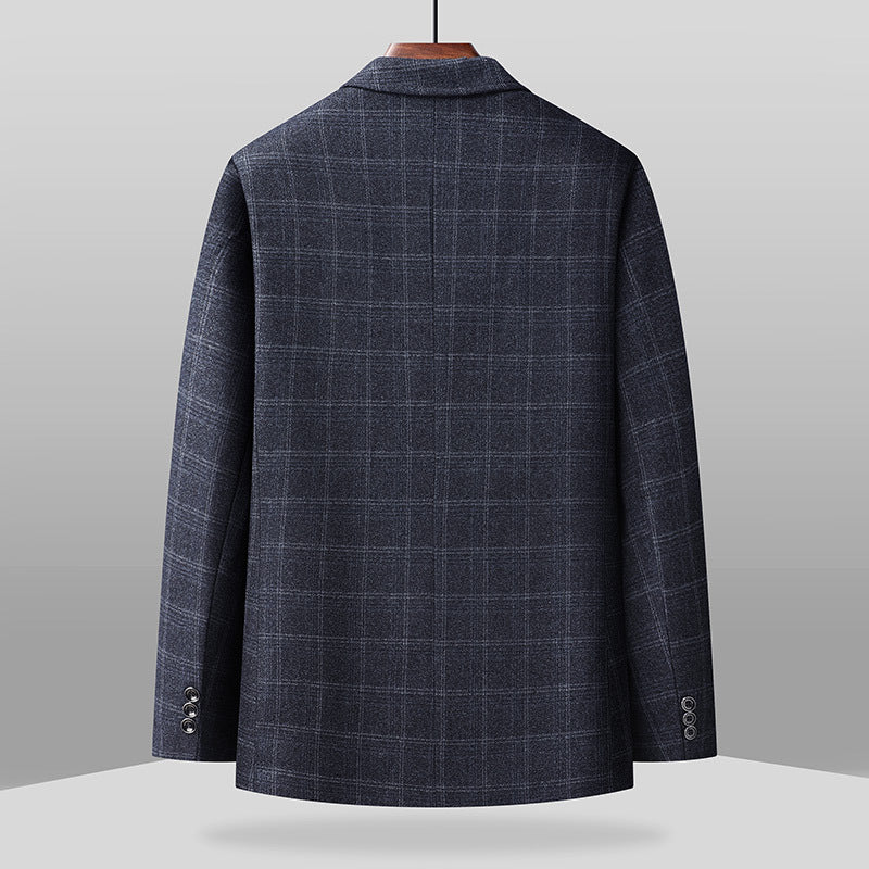Herren Kariertes Sakko im Casual-Blazer-Stil mit dezenter Struktur Echo Archiv