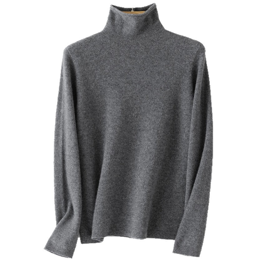 Damen Leichter Kaschmir-Mix Rollkragenpullover mit feinem Soft-Finish und schmaler Silhouette Echoarchiv