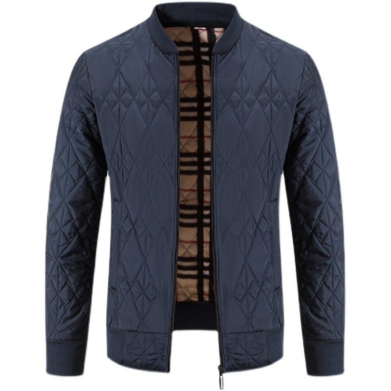 Herren Steppjacke mit modernem Design und praktischem Reißverschluss Echoarchiv