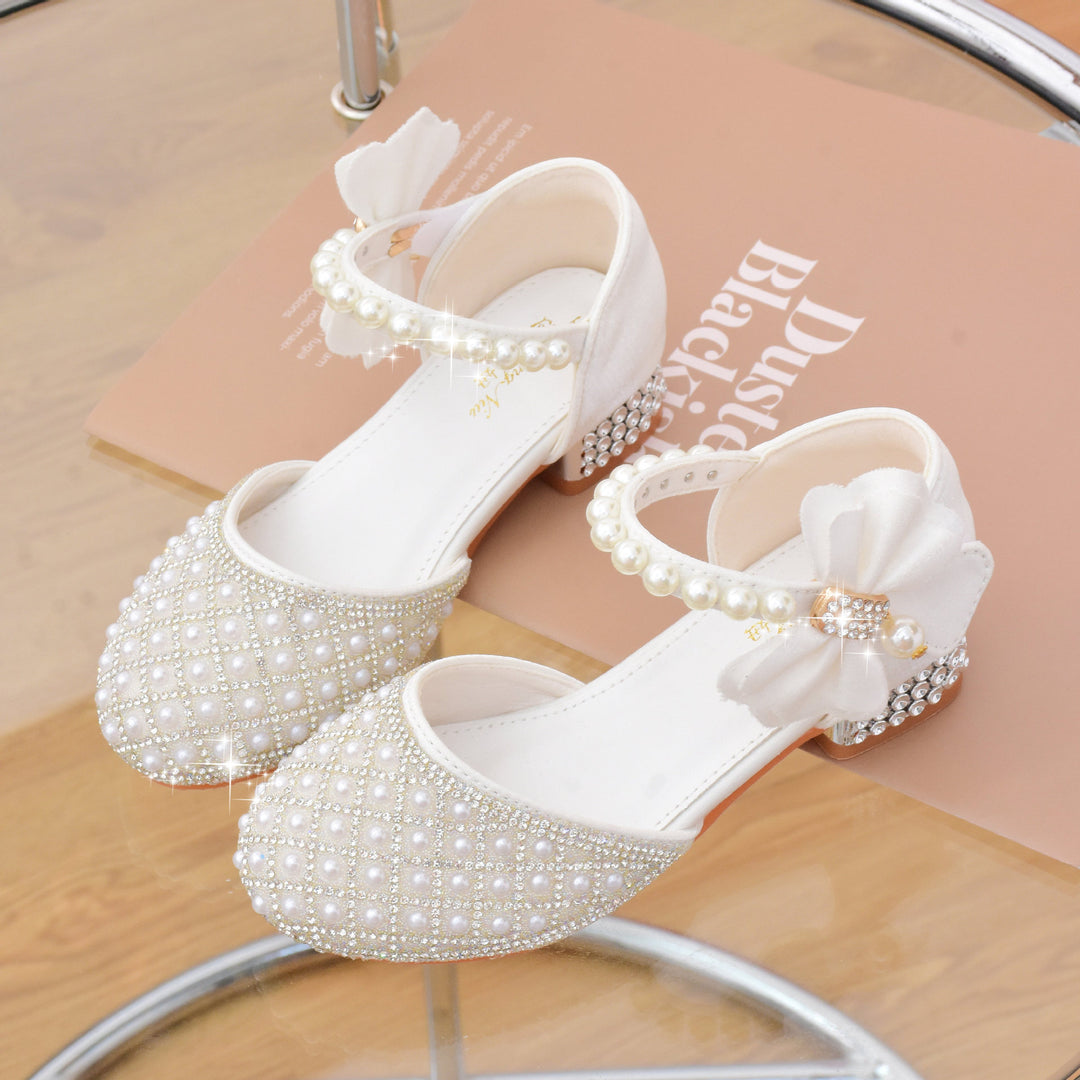 Mädchen Ballerinas mit Perlen- und Strassverzierungen Echo Archiv