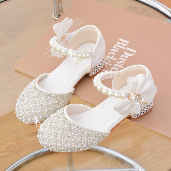Mädchen Ballerinas mit Perlen- und Strassverzierungen Echo Archiv