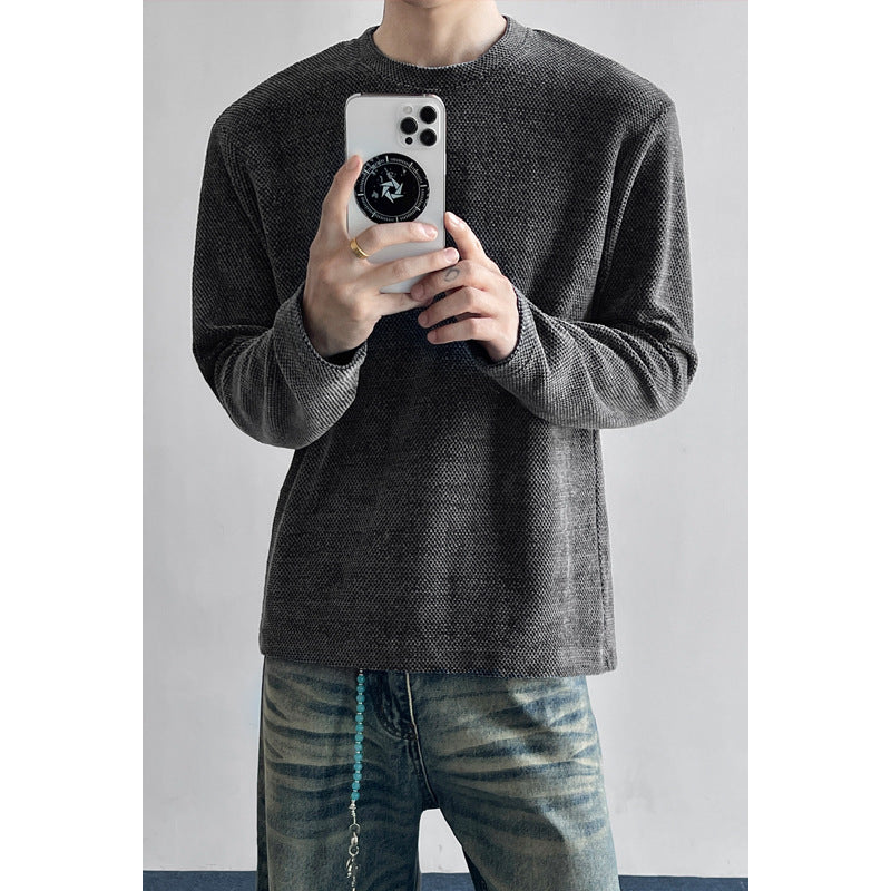 Herren Freizeit Langarmpullover Echo Archiv