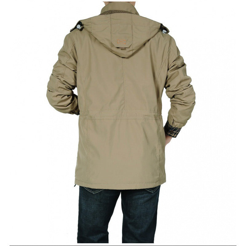 Herren nan leichte winddichte Fieldjacke mit atmungsaktivem Meshinnenfutter, zahlreichen Reißverschluss- und Klappentaschen sowie verstellbaren Ärmelmanschetten Echo Archiv