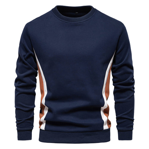 Herren Freizeit-Sweatshirt mit modernem Farbblockdesign Echoarchiv