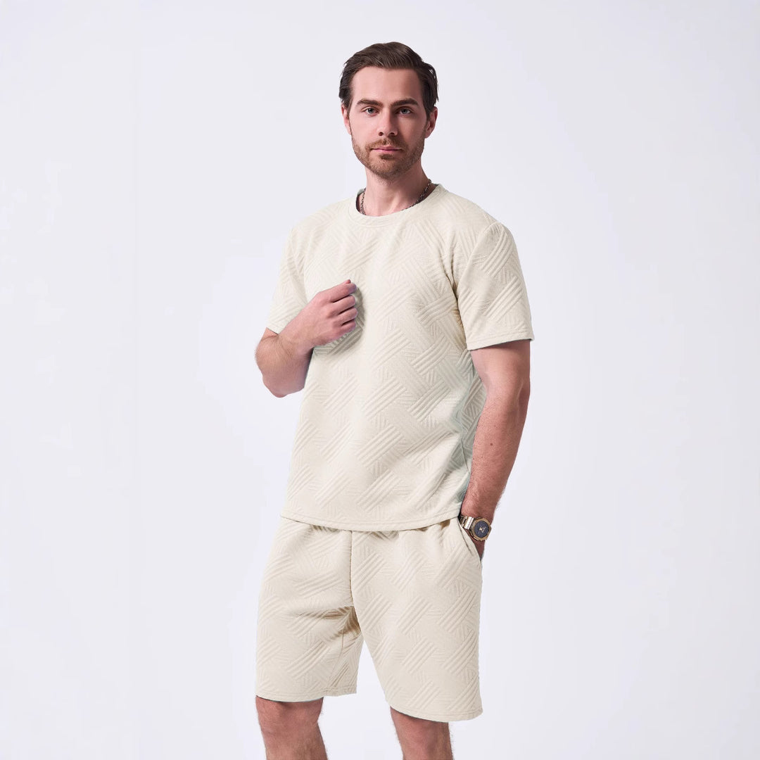 Herren stylisches Sport Ensemble mit atmungsaktivem Material und elastischem Bund Echoarchiv