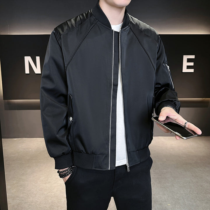 Herren Modische Bomberjacke mit praktischen Taschen Echoarchiv