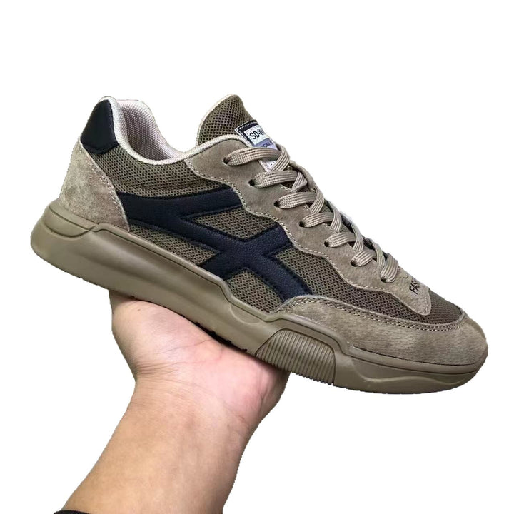 Herren Urbaner Casual-Sneaker aus Wildleder- und Mesh-Mix mit ergonomischer dämpfender Sohle Echoarhiv
