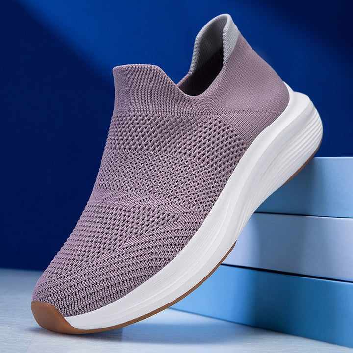 Unisex Atmungsaktiver Strick-Slip-On Sneaker mit Memory-Schaum-Zwischensohle Echoarchiv