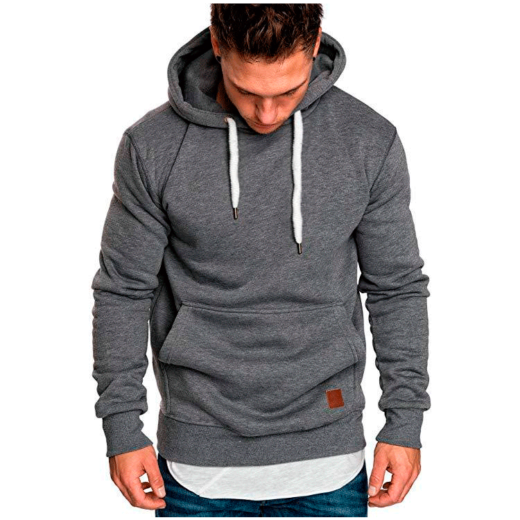 Herren Kapuzenpullover mit modischem Schnitt und lässigem Innenfutter Echoarchiv