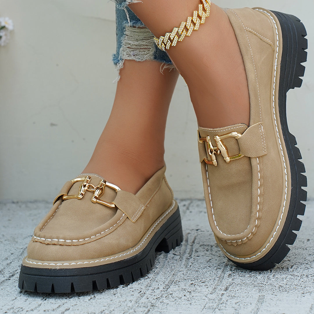 Damen Chunky‑Loafer mit profilierter Lug‑Sohle und Ziergebiss Echo Archiv