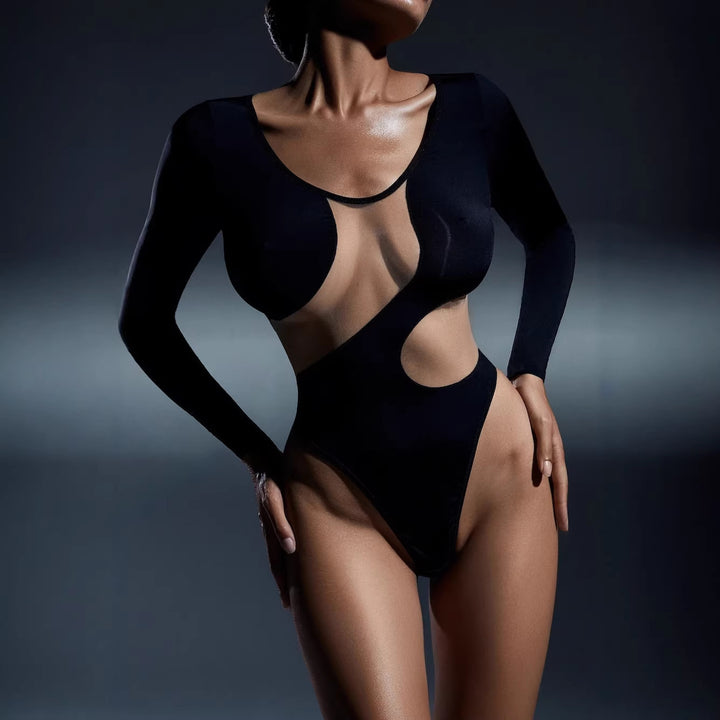 Damen Body mit innovativem Design und raffinierten Netz-Elementen Echo Archiv