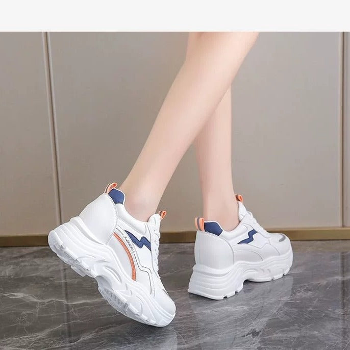 Damen Chunky Sneakers mit atmungsaktivem Obermaterial und dämpfender Laufsohle Echo Archiv