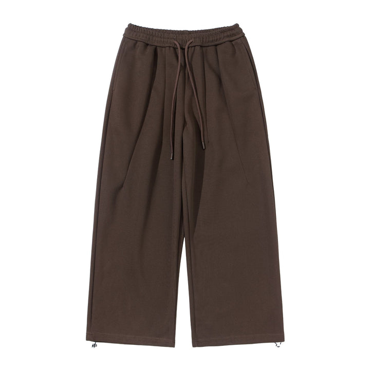 Unisex Weite Cropped Jogginghose mit Tunnelzugbund, Eingrifftaschen und verstellbarem Saum Echoarchiv