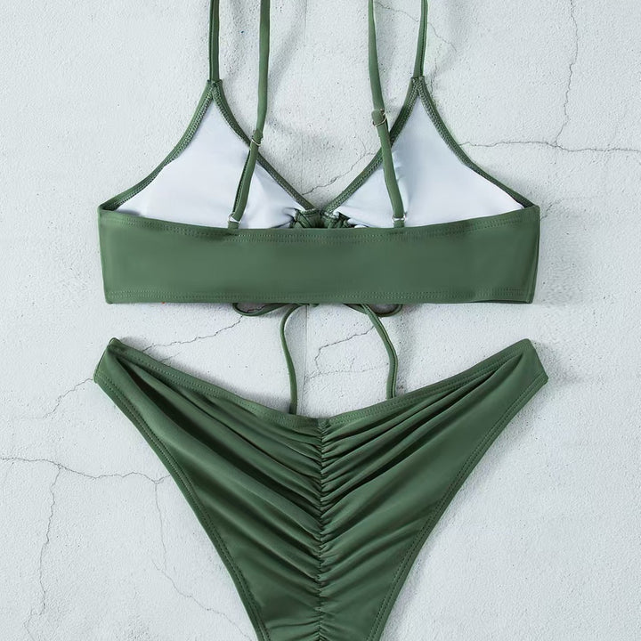 Damen Raffinierter Triangel-Bikini Echo Archiv