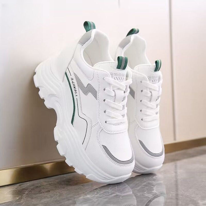 Damen Sportliche Sneakers mit elastischem Obermaterial und gepolsterter Sohle Echo Archiv