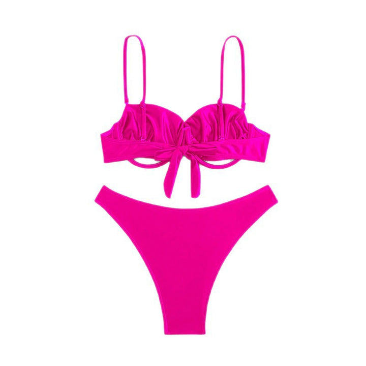 Damen Triangel-Bikini mit Balkonoberteil und hohem Beinausschnitt Echo Archiv