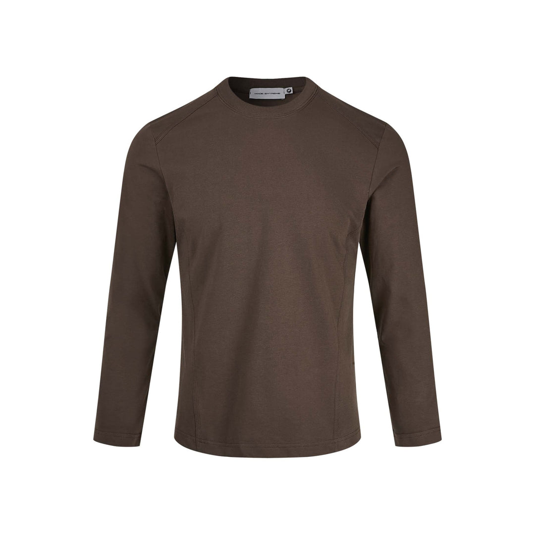 Unisex Atmungsaktives Langarm-Funktionsshirt aus Mikrofaser mit Raglanärmeln Echoarchiv