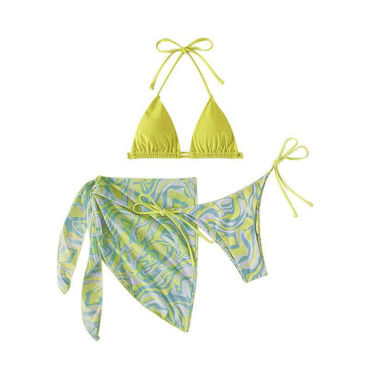 Damen Triangel-Bikini mit einzigartigem Wickelrock Echo Archiv