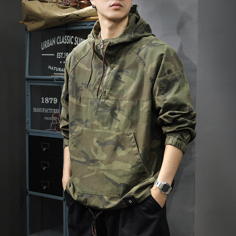 Herren Cargoweatherjacke mit praktischen Taschen und Kordelzug Echoarchiv