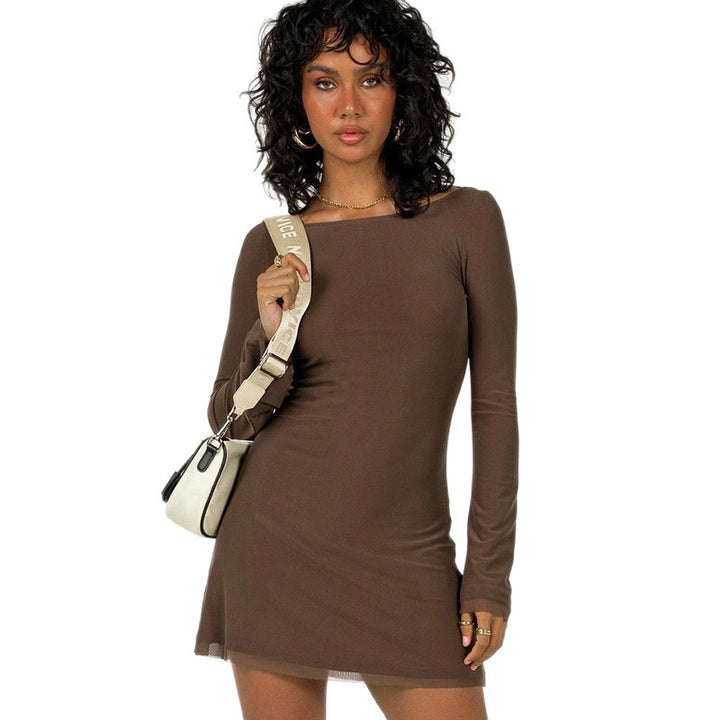 Damen Elegantes und stilvolles Oberteil mit asymmetrischem Ausschnitt Echo Archiv