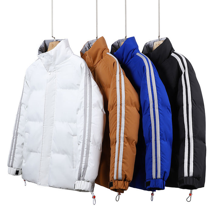 Herren Winterliche Steppjacke mit isolierendem Innenfutter und verstellbarer Kapuze Echoarchiv