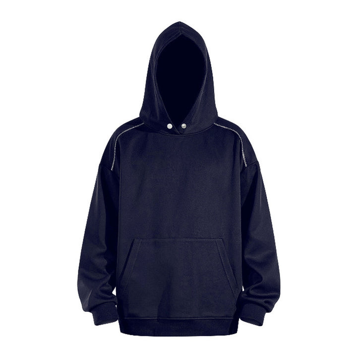 Herren Oversize-Kapuzenpullover mit Kängurutasche und Raglanärmeln Echo Archiv