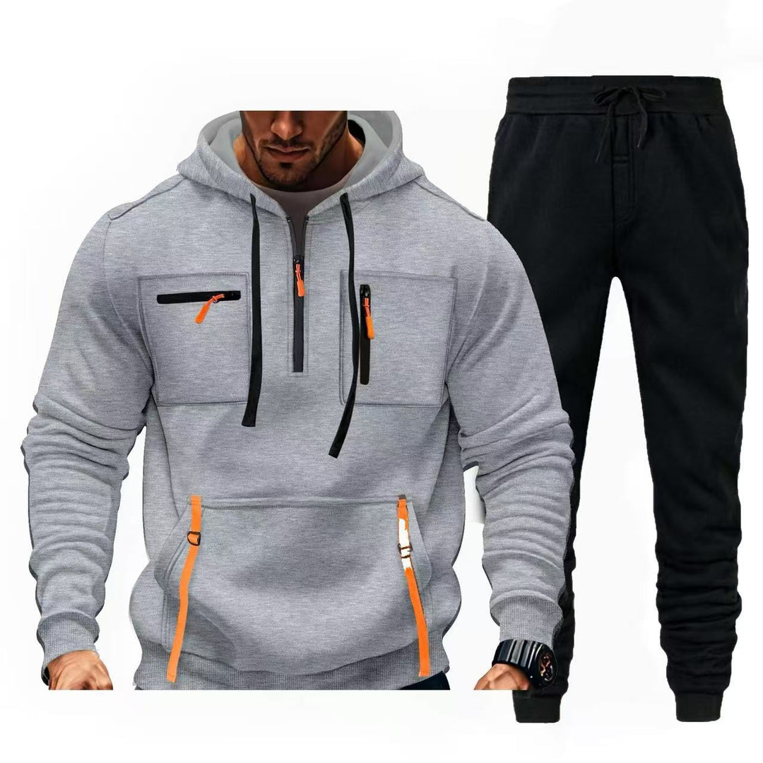 Herren multifunktionaler Kapuzenpullover und Jogginghose Kombination Echoarchiv