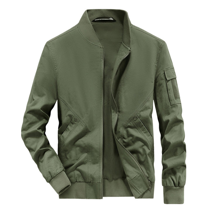Herren modische Pilotjacke mit praktischen Taschen Echoarchiv