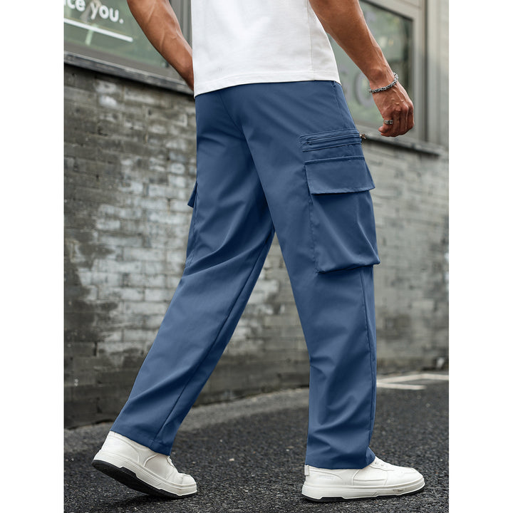 Herren Multifunktionale Cargo-Hose mit Taschen und elastischem Bund Echo Archiv