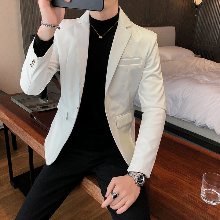 Herren Eleganter Blazer mit schmaler Passform Echoarchiv