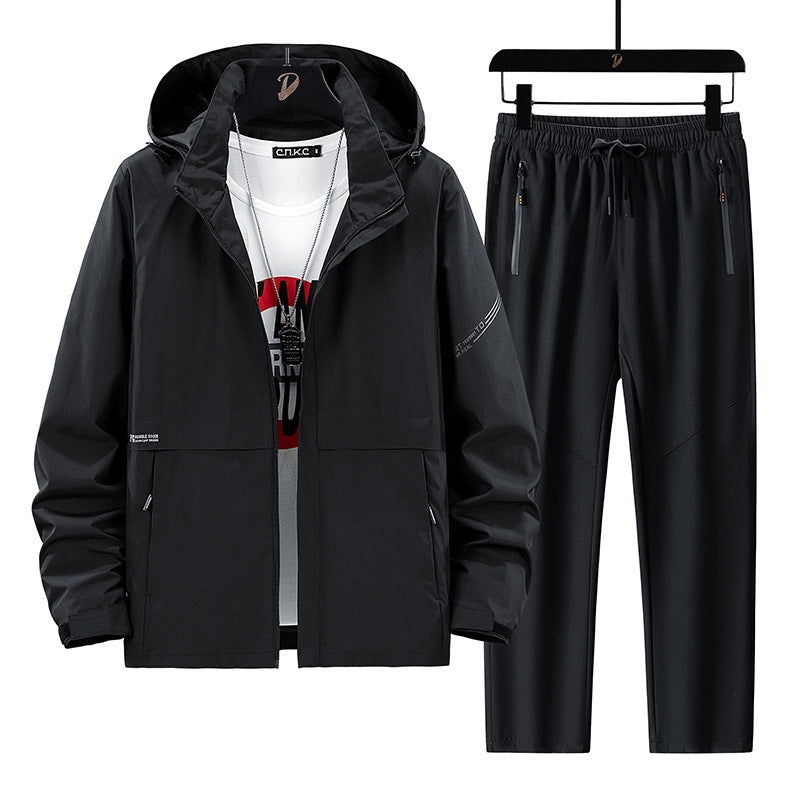 Herren Praktisches Sportset mit Jacke und Hose Echo Archiv