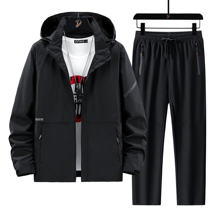 Herren Praktisches Sportset mit Jacke und Hose Echo Archiv