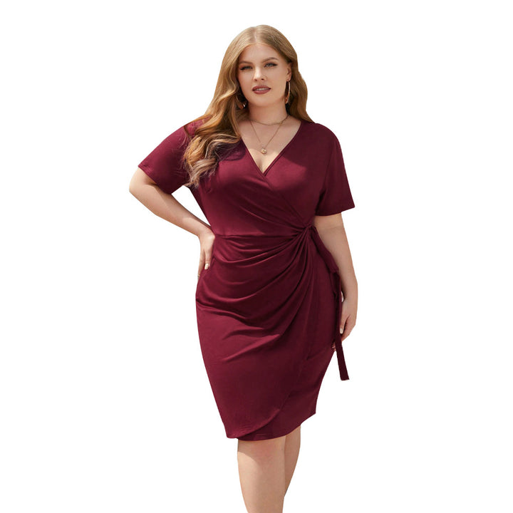 Damen Wickelkleid mit elegantem Rüschendesign und figurfreundlichem Schnitt Echo Archiv