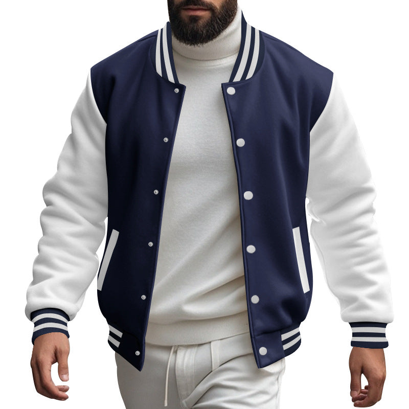 Herren Sportliche Collegejacke Echoarchiv