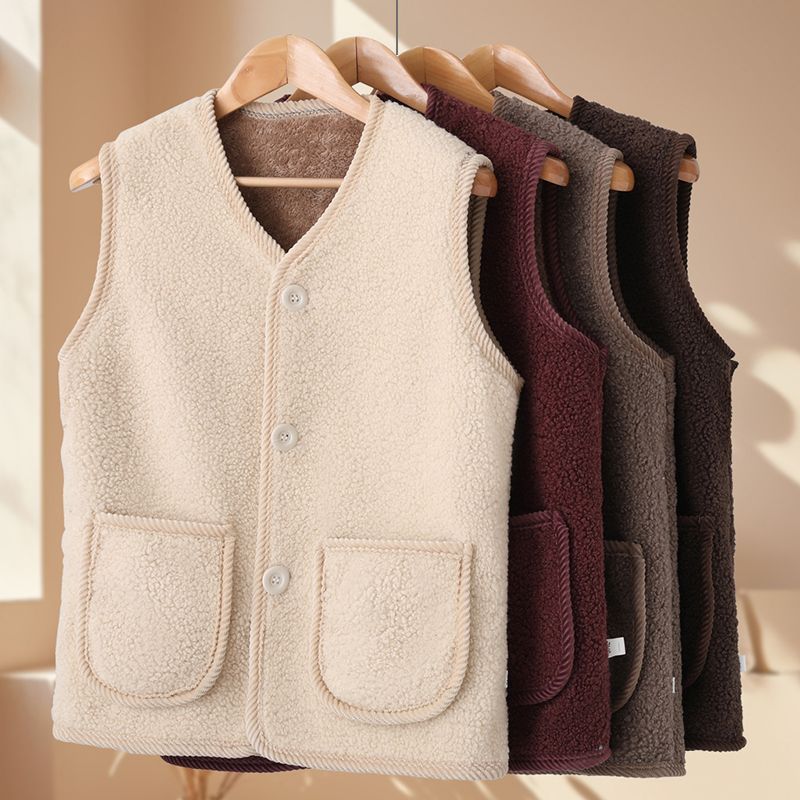 Damen Kuschelige Weste aus Teddyfleece Echo Archiv
