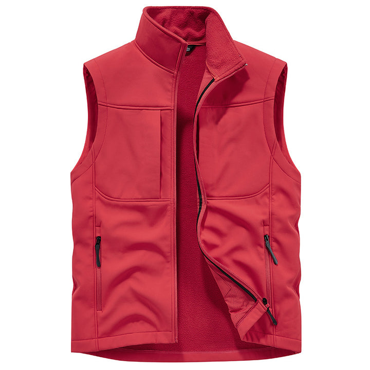 Herren Funktionale Softshell‑Weste mit Fleecefutter und winddichter Membran Echo Archiv