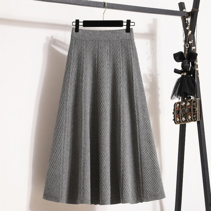 Damen Eleganter, schwingender Strickrock Echo Archiv