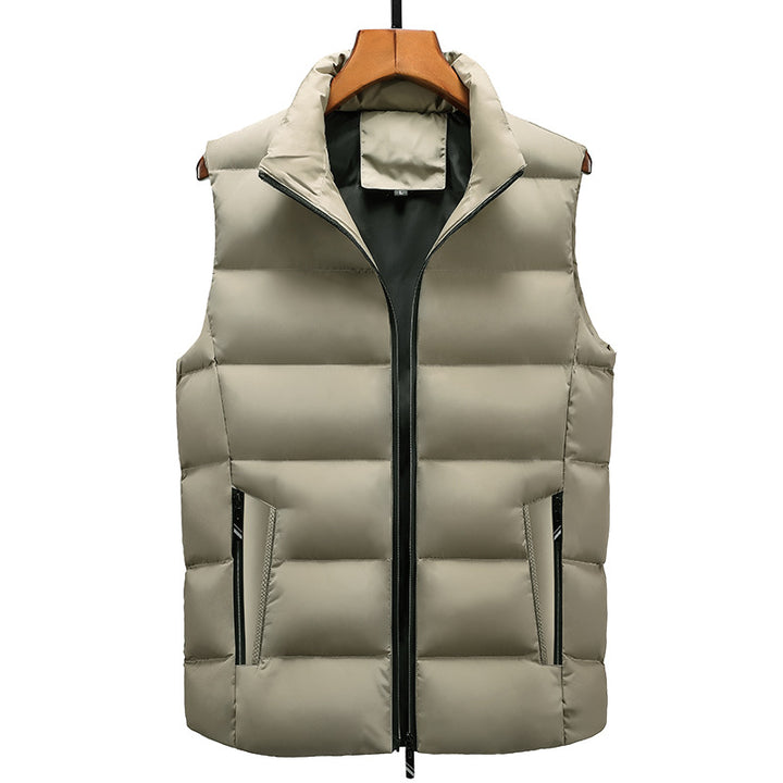 Damen Wattierte ärmellose Jacke – Célinea